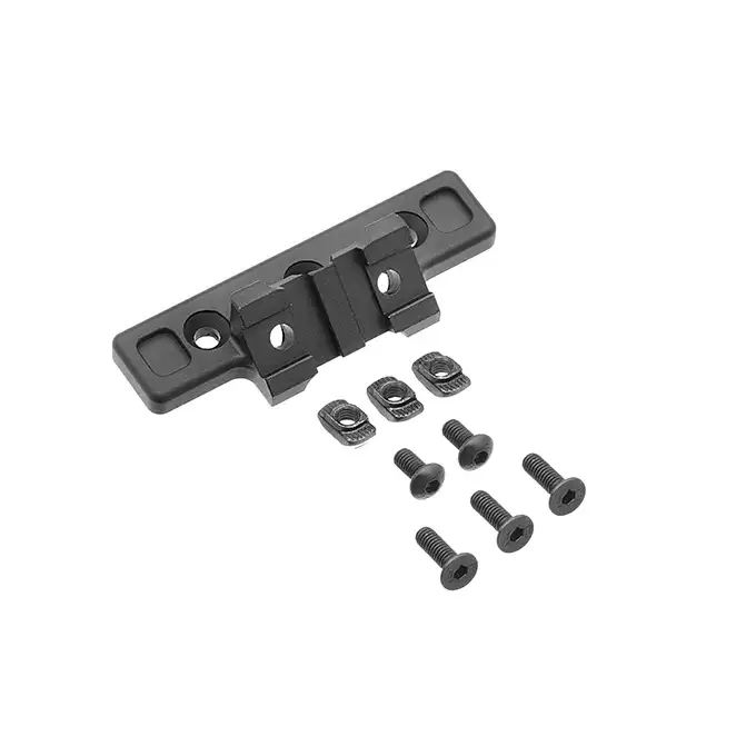 Rail Mount Offset 45 Degree - KeyMod - Mlock - Black [WADSN