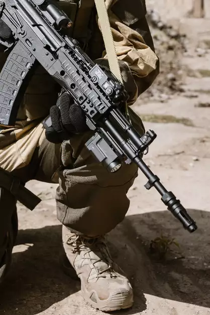 Russian Tactical Flashlight K-2P - black [WADSN]