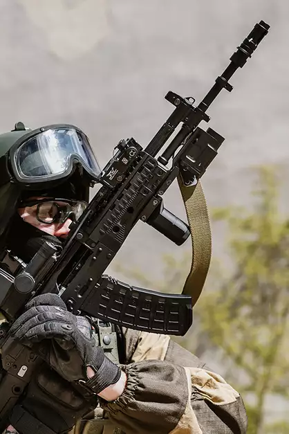 Russian Tactical Flashlight K-2P - black [WADSN]