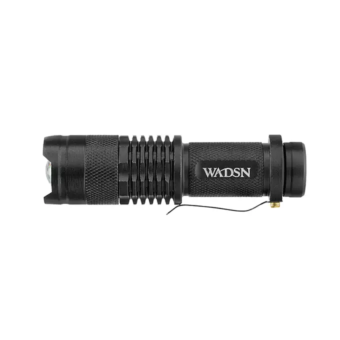 Mini telescopic flashlight  - black [WADSN]