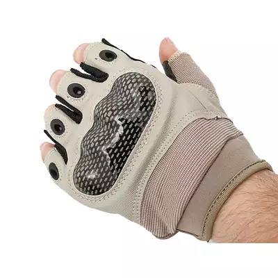 Military Combat Gloves mod. III (Size L) - Tan [8FIELDS]