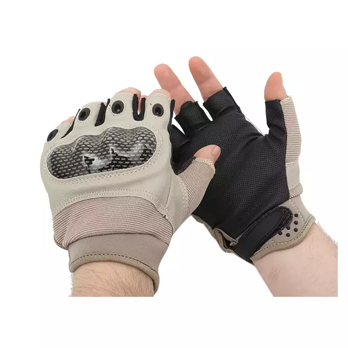 Military Combat Gloves mod. III (Size L) - Tan [8FIELDS]