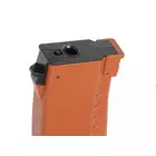 Polimerowy magazynek mid-cap na 150 kulek do AK74/AK105 - Orange [S&amp;T]