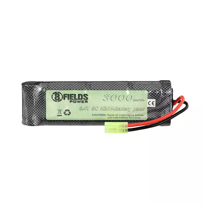 Battery NiMH 3000mAh 8,4V - large type [8FIELDS]