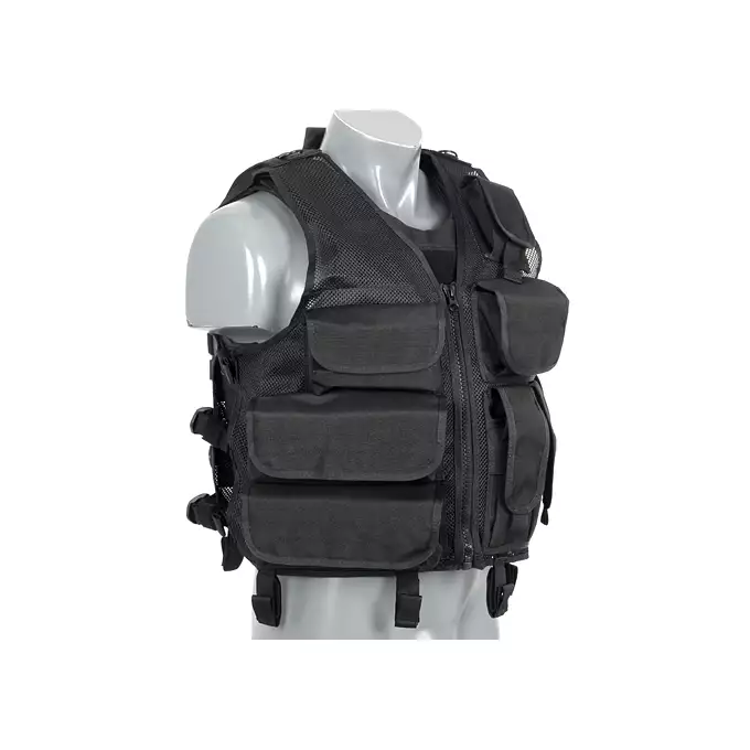 Tactical Vest TAC Assaulter - Black [8FIELDS CLASSIC]