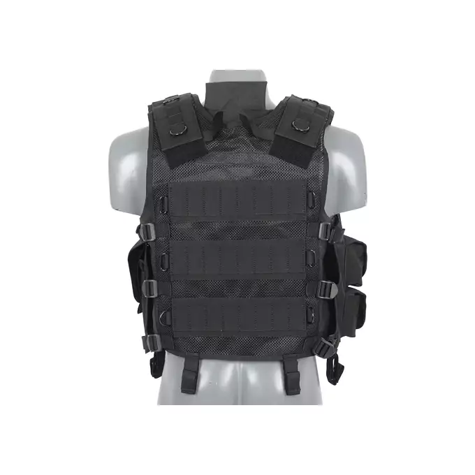 Tactical Vest TAC Assaulter - Black [8FIELDS CLASSIC]