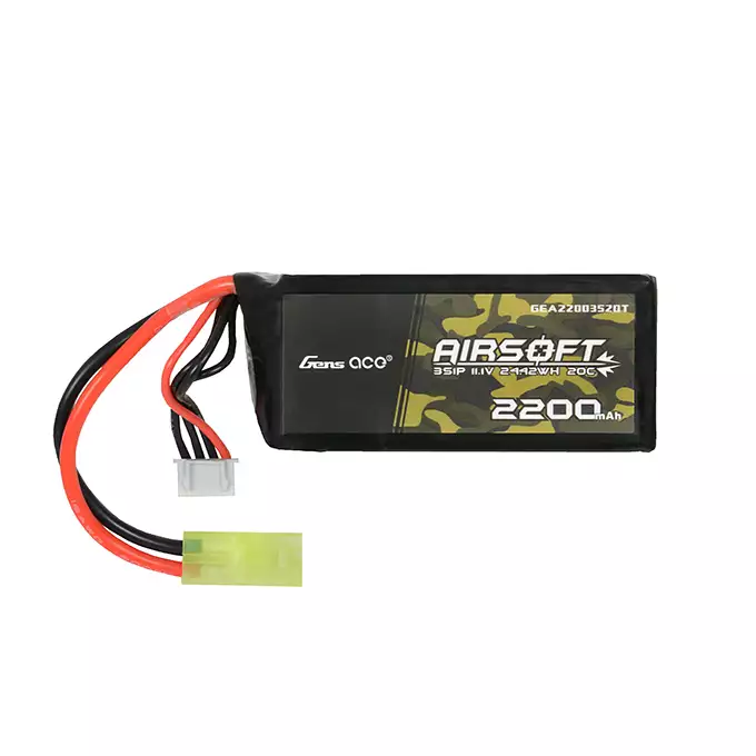Akumulator airsoftowy 20C 2200mAh 3S1P 11.1V Lipo mini Tamiya