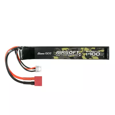 Batterie LiPo Gens Ace 25C 1400mAh 2S1P 7.4V T Plug