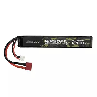 Batterie Lipo Gens Ace 25C 1200mAh 3S1P 7.4V T-Plug