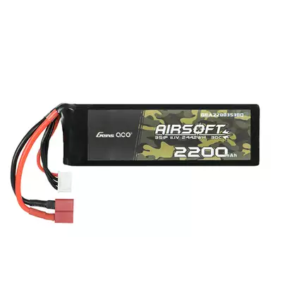 Akumulator airsoftowy 30C 2200mAh 3S1P 11.1V Lipo T-Plug