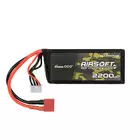 Gens Ace 20C 2200mAh 3S1P 11.1V Airsoft LiPo T-Plug