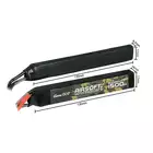 Gens Ace 25C 1500mAh 3S1P 11.1V Airsoft LiPo Battery mini Tamiya