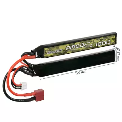 Batterie LiPo Gens Ace 25C 1500mAh 2S1P 7.4V T-Plug