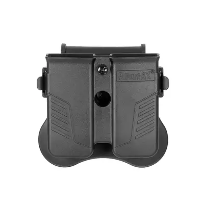 Polimerowa ładownica Amomax Per-fit na magazynki pistoletowe - Black [Amomax]