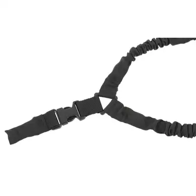 Wytrzymały pas nośny 1pkt Bungee - BLACK [CS]
