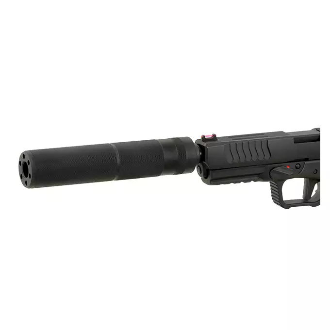 12 mm CCW to 14 mm CCW Suppressor and Tracer Adapter for Airsoft Pistols