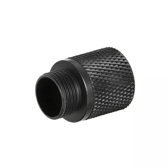 12 mm CCW to 14 mm CCW Suppressor and Tracer Adapter for Airsoft Pistols