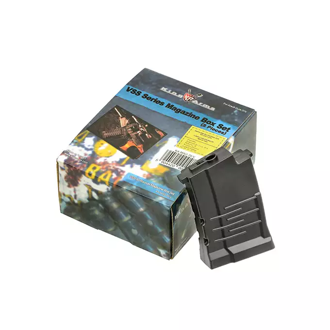 90rd VSS Vintorez Magazine (box of 5) [KING ARMS]