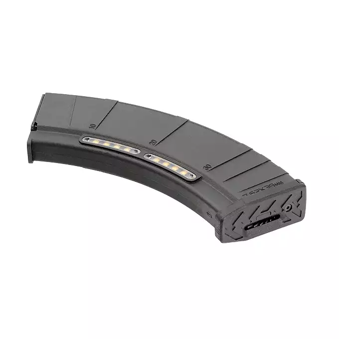 500rd CM.103, AK Reinforced polymer magazine - Black [CYMA]