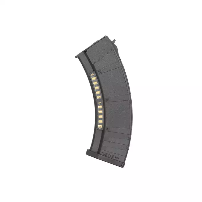 500rd CM.103, AK Reinforced polymer magazine - Black [CYMA]