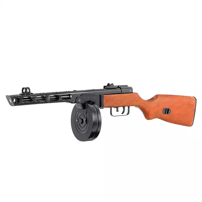 Stalowy Magazynek na 130 kulek do repliki SW-09 PPSH-41 - Black [S&amp;T]