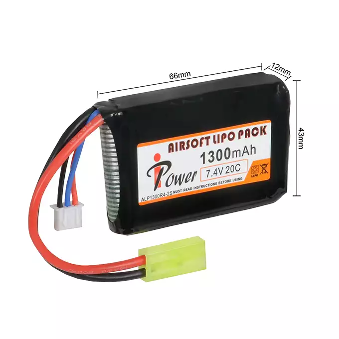 Akumulator Li-Po 1300mAh 7,4V 20C [IPower]