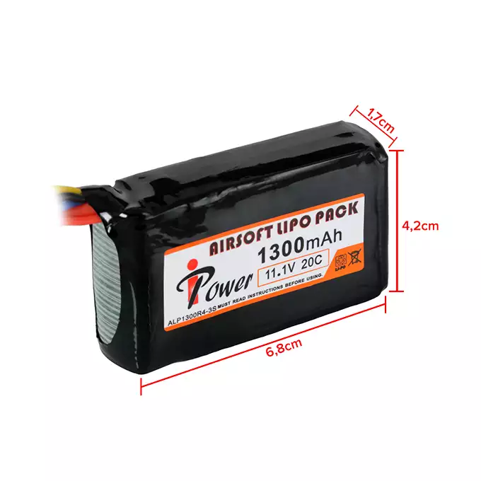 Akumulator Li-Po 1300mAh 11,1V 20C [IPower]