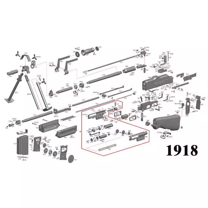 Kompletny Gearbox do STAEG102RW [ST]