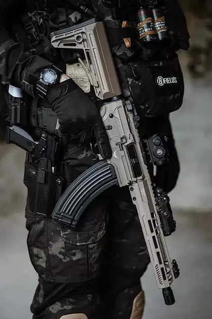 Karabinek ASG M918G UTR Ek47 Falcon 3.0 ETU - TAN [Double Eagle]
