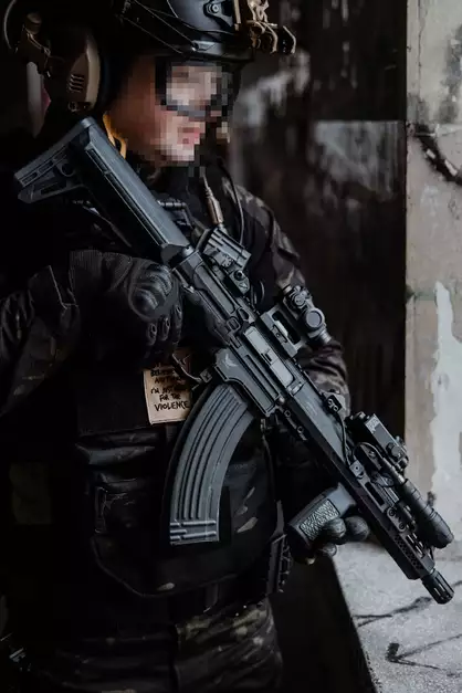 Karabinek ASG M918G UTR Ek47 Falcon 3.0 ETU - Black [Double Eagle]