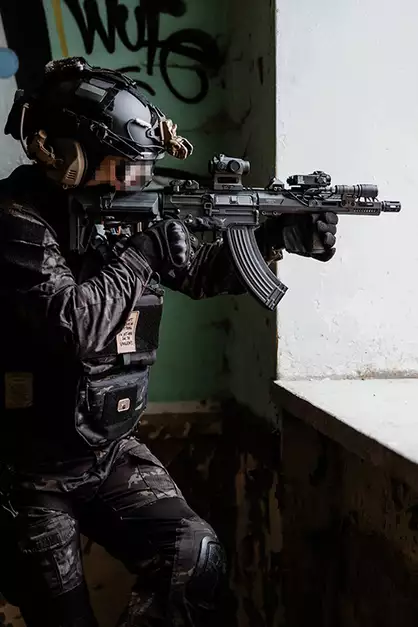 Karabinek ASG M918G UTR Ek47 Falcon 3.0 ETU - Black [Double Eagle]