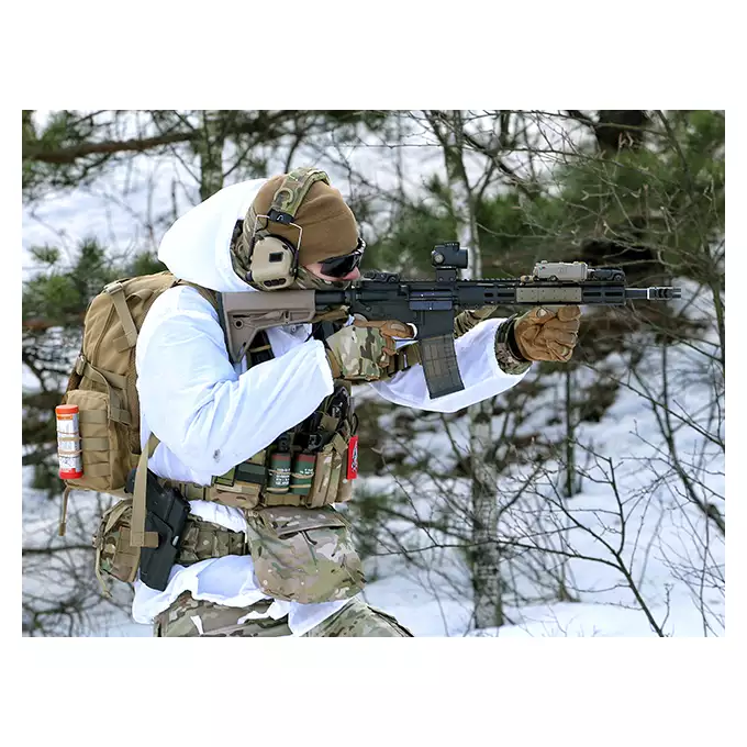 [Zestaw] Zaawansowany magazynek Mid-Cap na 120 kulek do AR-15/M4 - Translucent
