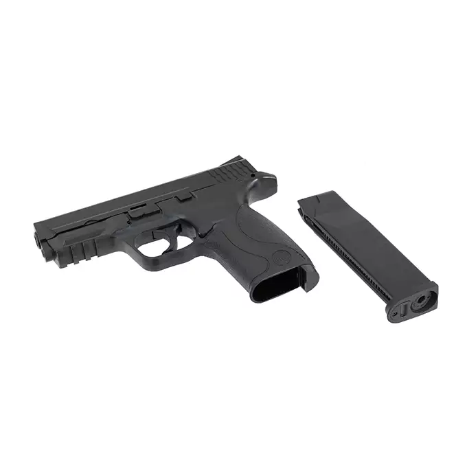 [Zestaw] MP40 CO2 ABS [KWC] + Magazynek z miejscem na nabój CO2 do MP40 [KWC]