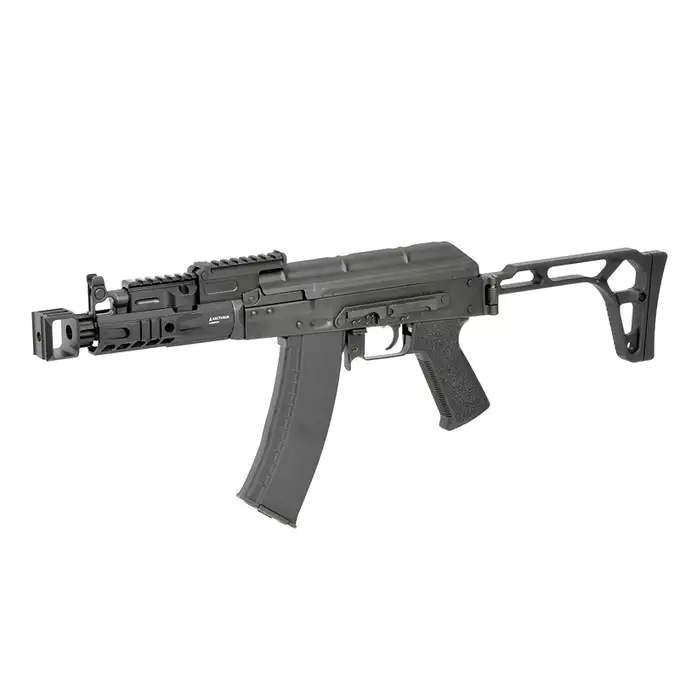 [Zestaw] AK74U Carbine AT-AK06E [Arcturus] + Replika rosyjskiego celownika kolimatorowego typu DK-9 do AK [JJ Airsoft]
