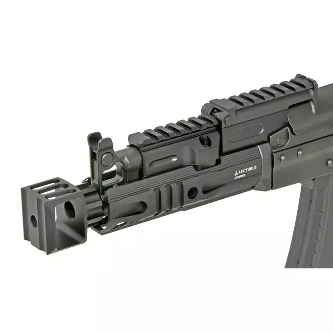 [Zestaw] AK74U Carbine AT-AK06E [Arcturus] + Replika rosyjskiego celownika kolimatorowego typu DK-9 do AK [JJ Airsoft]