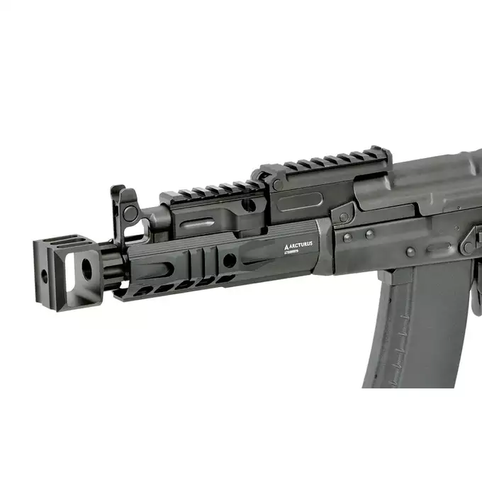 [Zestaw] AK74U Carbine AT-AK06E [Arcturus] + Replika rosyjskiego celownika kolimatorowego typu DK-9 do AK [JJ Airsoft]