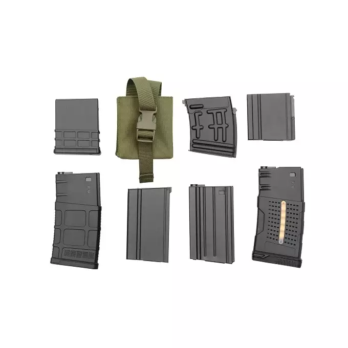 Tactical Scorpion Sniper Rifle Magazine Pouch For ASW338 L96A1 M82A1 Magazines