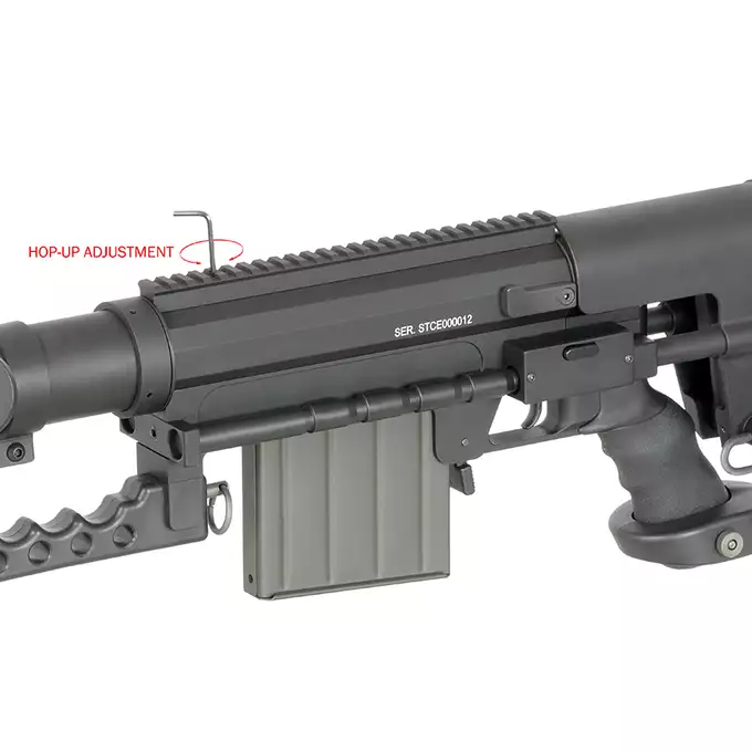 Airsoft rifle bolt-action ST200 Full Metal - Black [S&amp;T]