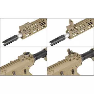 Noveske 10.5" Gen III Shorty 300BLK GBBR Replica - Tan [EMG]
