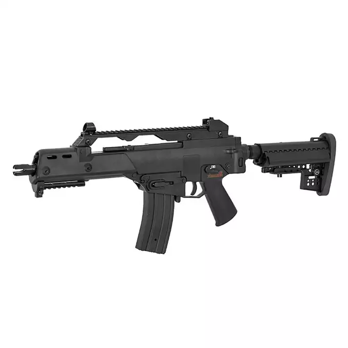 [Zestaw] 608-6 [J.G.Works] + Stalowy magazynek Mid-Cap na 150 kulek do serii AR-15/M4 - Black
