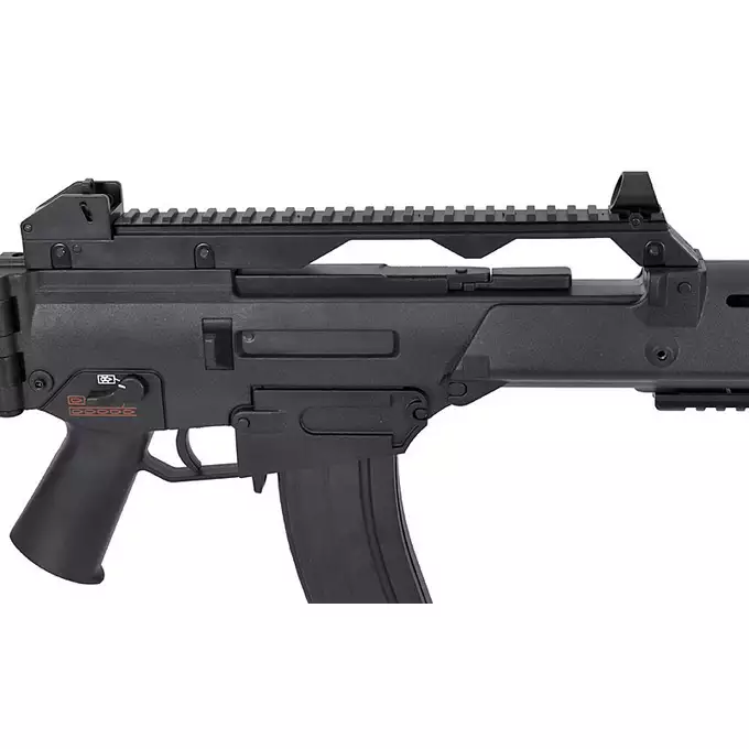 [Zestaw] 608-6 [J.G.Works] + Stalowy magazynek Mid-Cap na 150 kulek do serii AR-15/M4 - Black