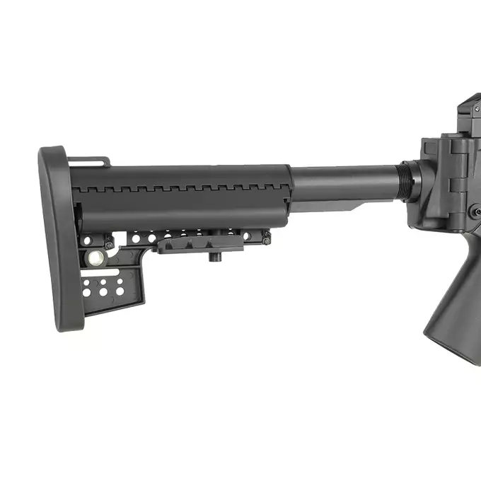 [Zestaw] 608-6 [J.G.Works] + Stalowy magazynek Mid-Cap na 150 kulek do serii AR-15/M4 - Black