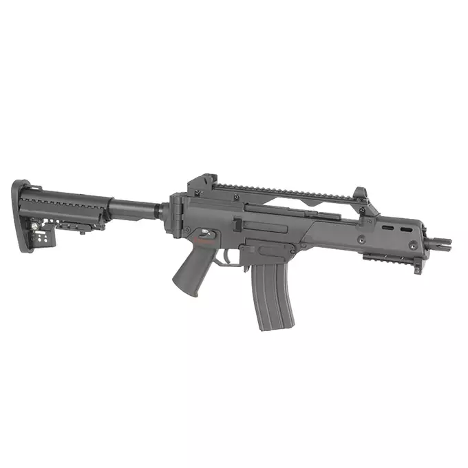 [Zestaw] 608-6 [J.G.Works] + Stalowy magazynek Mid-Cap na 150 kulek do serii AR-15/M4 - Black