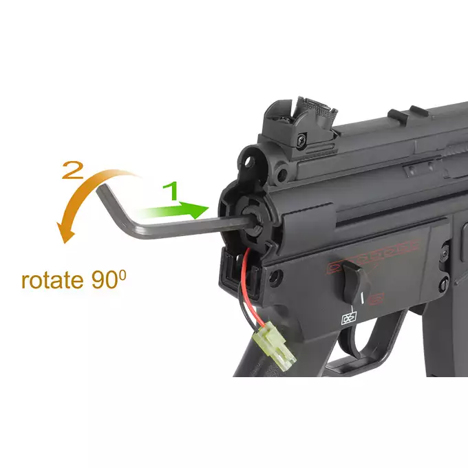 [Zestaw] JG203T Full-Metal [J.G.Works] + Magazynek Mid-Cap na 50 kulek do MP5 [Fuxing]