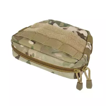Drop Down Under Zip Pouch for Plate Carrier - Multicamo [8FIELDS]