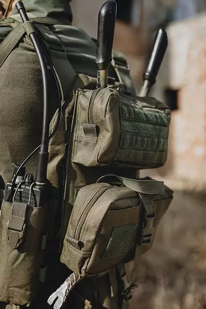 ASSAULT BACK PANEL MOD.3  - Olive [8FIELDS]