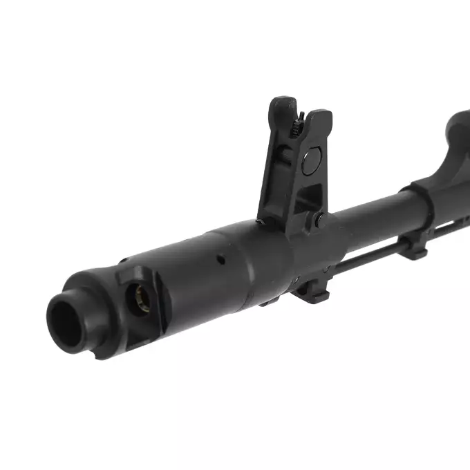 [Zestaw] CM.040 [CYMA] + Pokrywa komory zamkowej z szyną do AK [CYMA] + Replika rosyjskiego celownika kolimatorowego typu VZ-1 [JJ Airsoft]