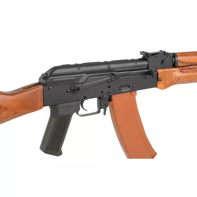 [Zestaw] CM.048 [CYMA] + Szyna montażowa pod optykę do AK - Black [M-ETAL] + Replika rosyjskiego celownika kolimatorowego typu DK-9 do AK [JJ Airsoft]