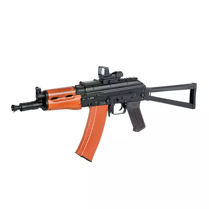 [Zestaw] CM.045 HIGH-SPEED [CYMA] + Pokrywa komory zamkowej z szyną do AKS-74U [CYMA] + Replika rosyjskiego celownika kolimatorowego typu VZ-1 [JJ Airsoft]