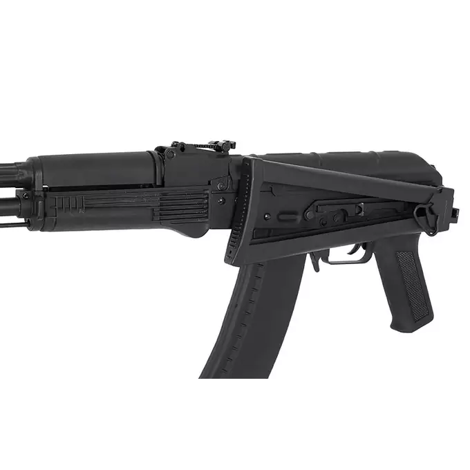 [Zestaw] CM.040 [CYMA] + Pokrywa komory zamkowej z szyną do AK [CYMA] + Replika rosyjskiego celownika kolimatorowego typu VZ-1 [JJ Airsoft]